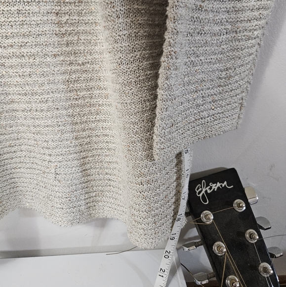 Chicos Cream Colored Long Sleeve Plus Size Sweater! - Picture 6 of 6